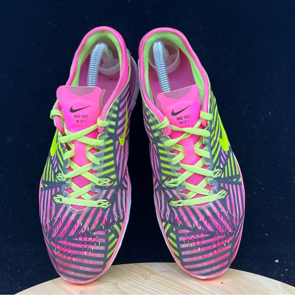 Nike Free 5.0 TR Fit 5 Women's Size 8.5 Pink Neon Running Shoes 704695-600 - Picture 8 of 10